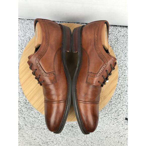Cole Haan Men 11M Buckland Grand Os Brown Cap Toe Brogue Oxford Daily Dress Shoe main image 10